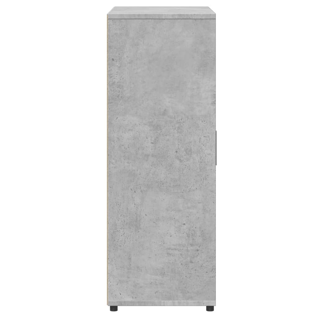 Dressoir 60x31x84 cm bewerkt hout betongrijs