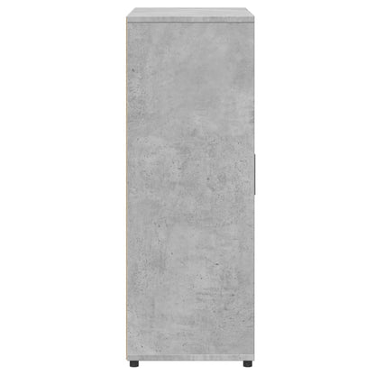 Dressoir 60x31x84 cm bewerkt hout betongrijs