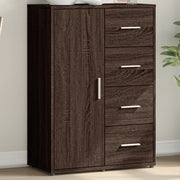 Dressoir 60x31x84 cm bewerkt hout bruin