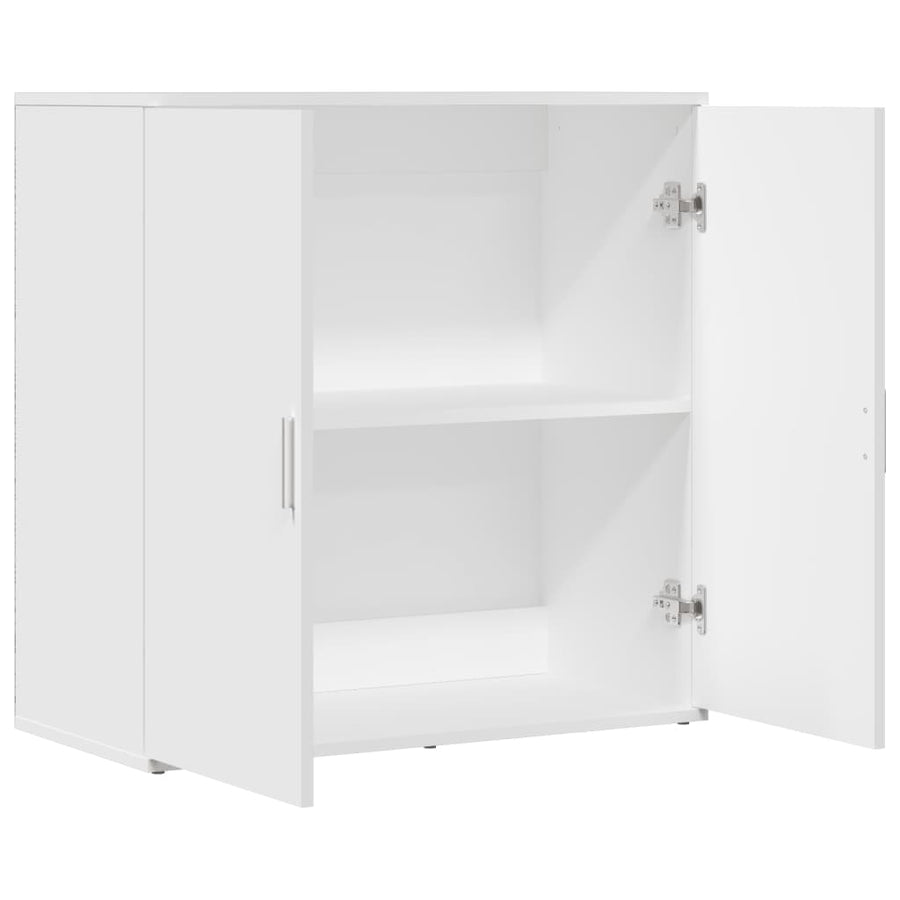 Dressoir 79x38x80 cm bewerkt hout wit
