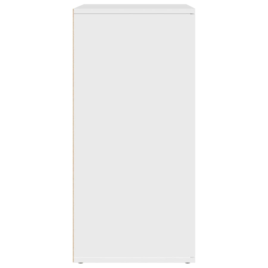 Dressoir 79x38x80 cm bewerkt hout wit