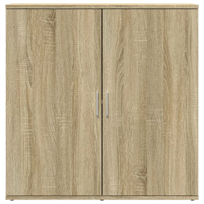Dressoir 79x38x80 cm bewerkt hout sonoma eikenkleurig
