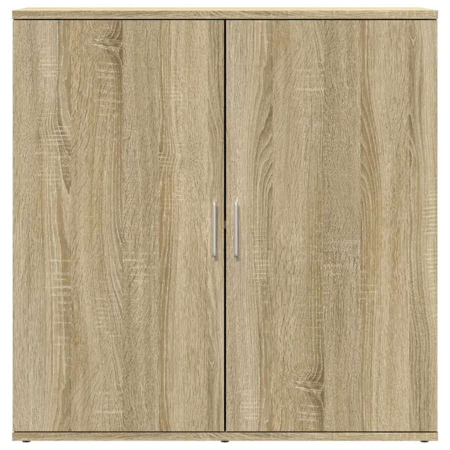 Dressoir 79x38x80 cm bewerkt hout sonoma eikenkleurig