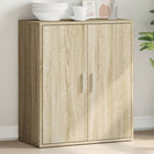 Sideboard 79x38x80 cm engineered wood Sonoma oak-coloured