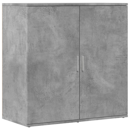 Dressoir 79x38x80 cm bewerkt hout betongrijs