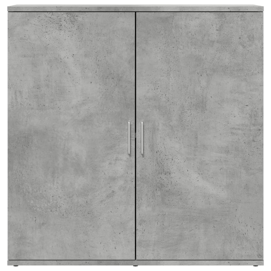Dressoir 79x38x80 cm bewerkt hout betongrijs