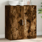 Sideboard 79x38x80 cm engineered wood smoked oak look