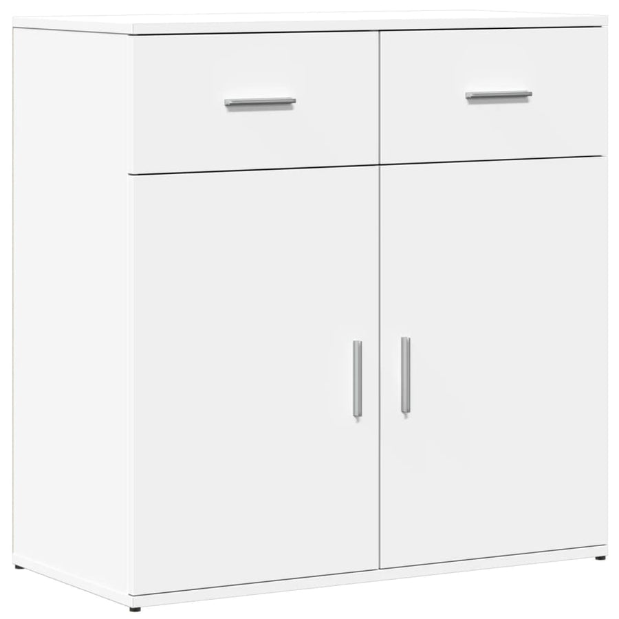 Dressoir 79x38x80 cm bewerkt hout wit