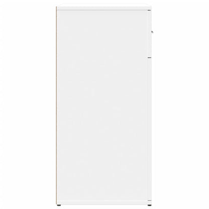 Dressoir 79x38x80 cm bewerkt hout wit