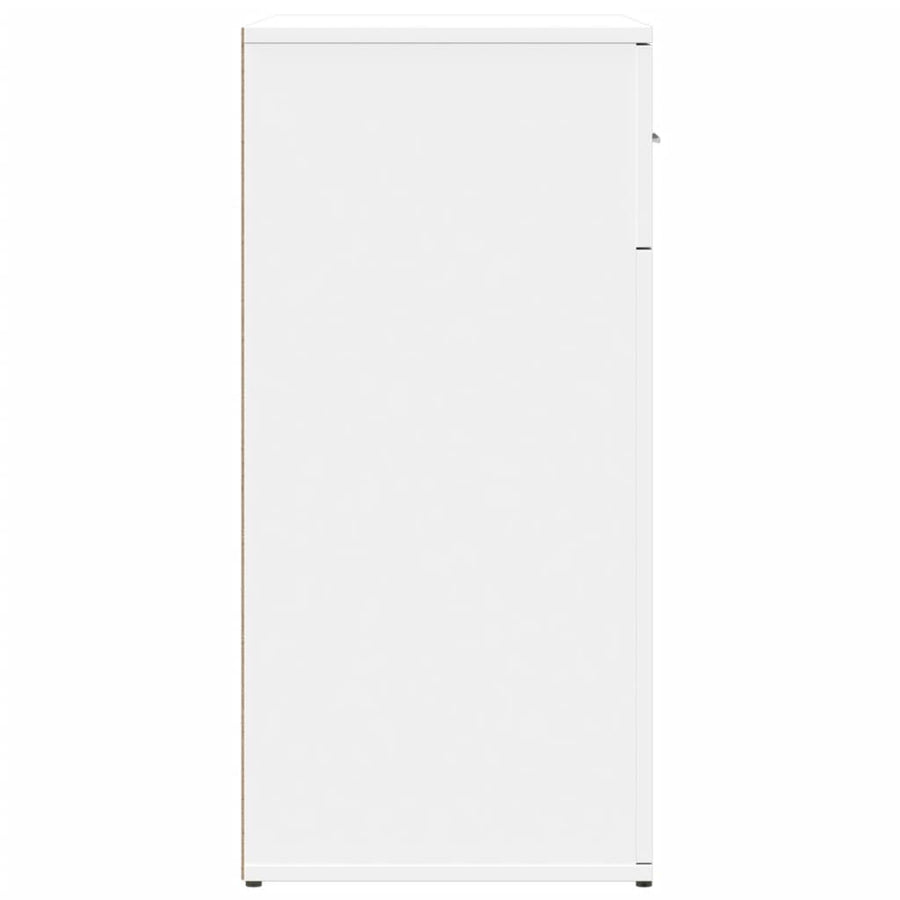 Dressoir 79x38x80 cm bewerkt hout wit