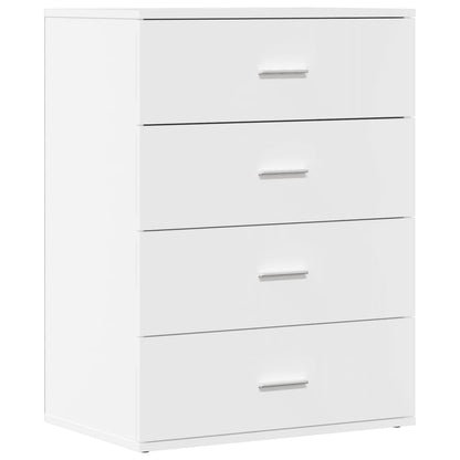 Dressoir 60x39x80 cm bewerkt hout wit