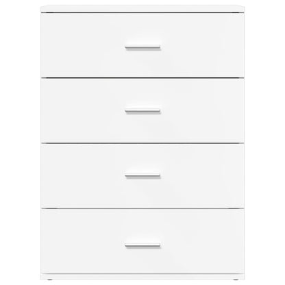 Dressoir 60x39x80 cm bewerkt hout wit