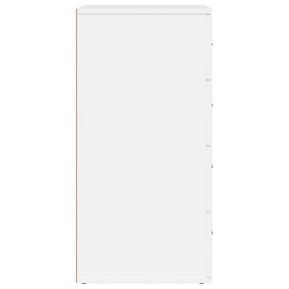 Dressoir 60x39x80 cm bewerkt hout wit