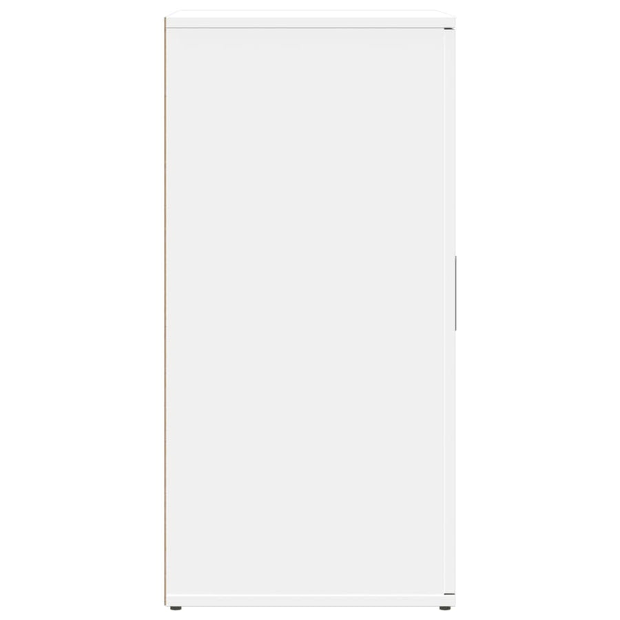 Dressoir 59x39x80 cm bewerkt hout wit