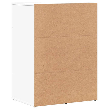 Dressoir 59x39x80 cm bewerkt hout wit