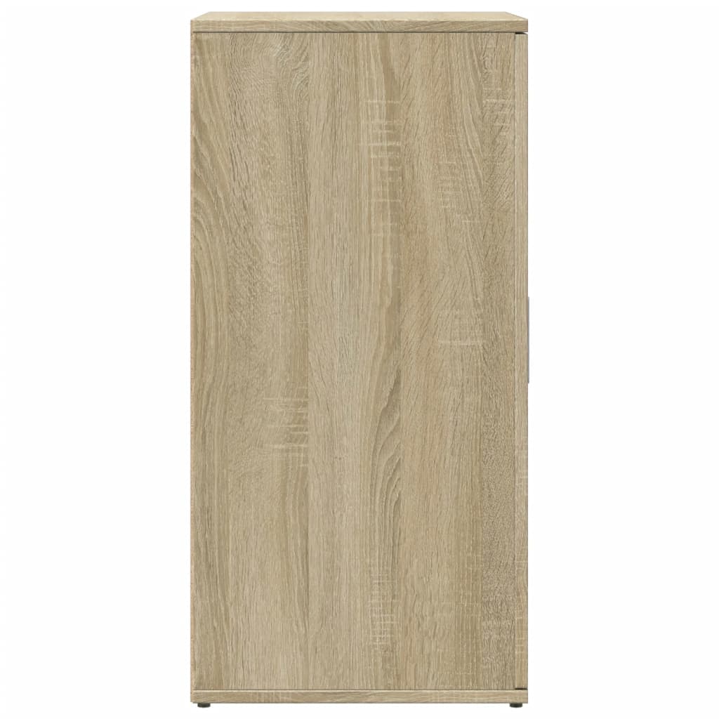 Dressoir 59x39x80 cm bewerkt hout sonoma eikenkleurig