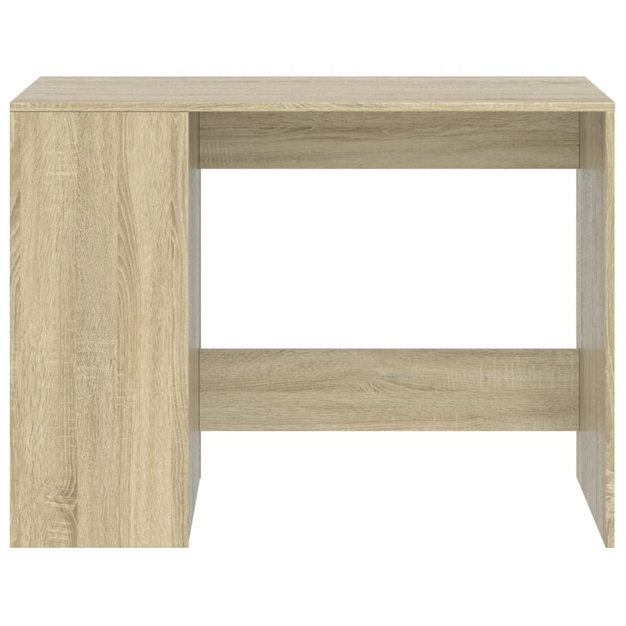 Bureau 102x50x75 cm bewerkt hout sonoma eikenkleurig