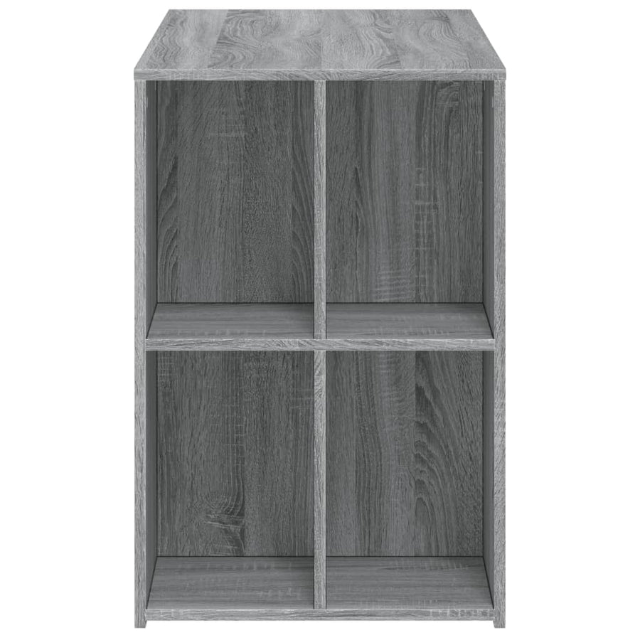 Bureau 102x50x75 cm bewerkt hout grijs sonoma eikenkleurig