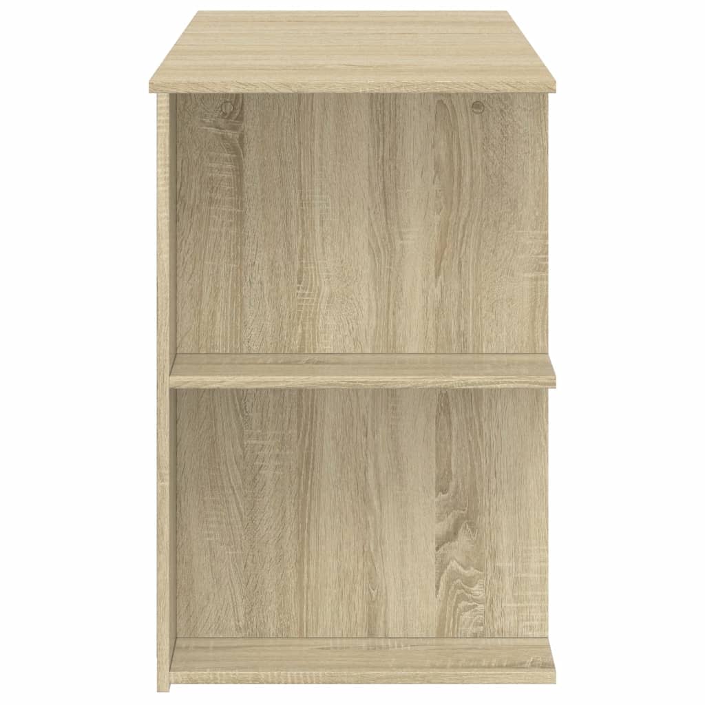 Bureau 140x50x75 cm bewerkt hout sonoma eikenkleurig