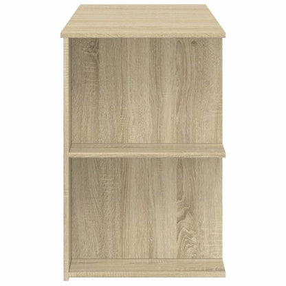 Bureau 140x50x75 cm bewerkt hout sonoma eikenkleurig