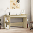 Bureau 140x50x75 cm bewerkt hout sonoma eiken