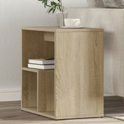 Bijzettafel 50x30x50 cm bewerkt hout sonoma eiken