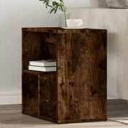 Bijzettafels 2 st 50x30x50 cm bewerkt hout gerookt eiken