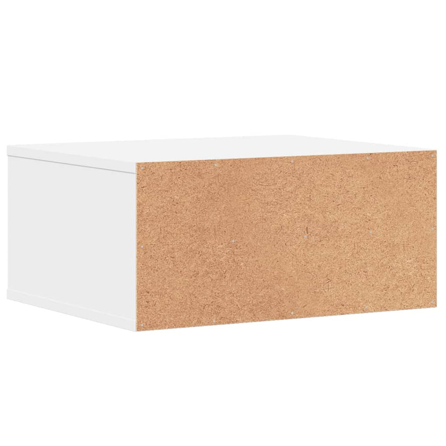 Printerkastje 49x40x22,5 cm bewerkt hout wit