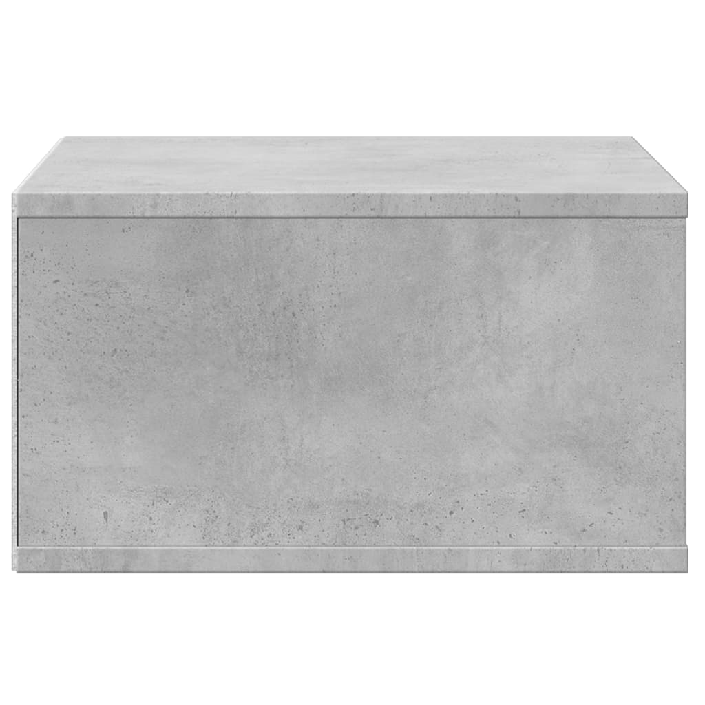 Printerkastje 49x40x22,5 cm bewerkt hout betongrijs