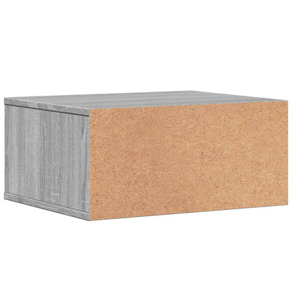Printerkastje 49x40x22,5 cm bewerkt hout grijs sonoma eiken