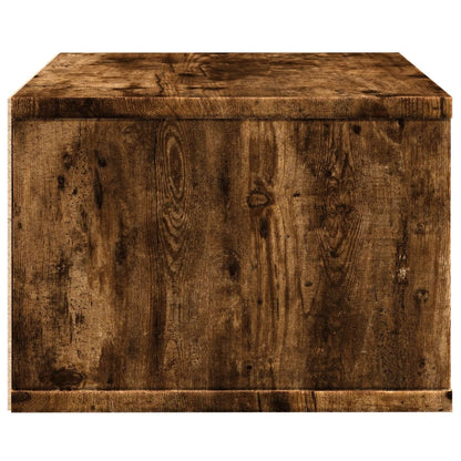 Printerkastje 40X32X22,5 Cm Bewerkt Hout Kleurig Gerookt eiken
