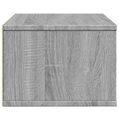 Printerkastje 40x32x22,5 cm bewerkt hout grijs sonoma eiken