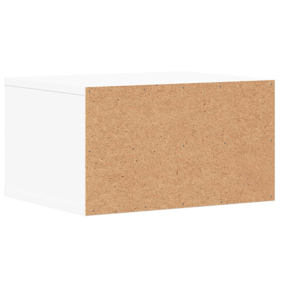 Printerkastje 40x32x22,5 cm bewerkt hout wit