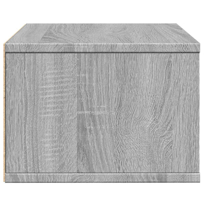 Printerkastje 40x32x22,5 cm bewerkt hout grijs sonoma eiken