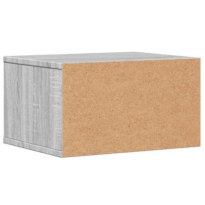 Printerkastje 40x32x22,5 cm bewerkt hout grijs sonoma eiken