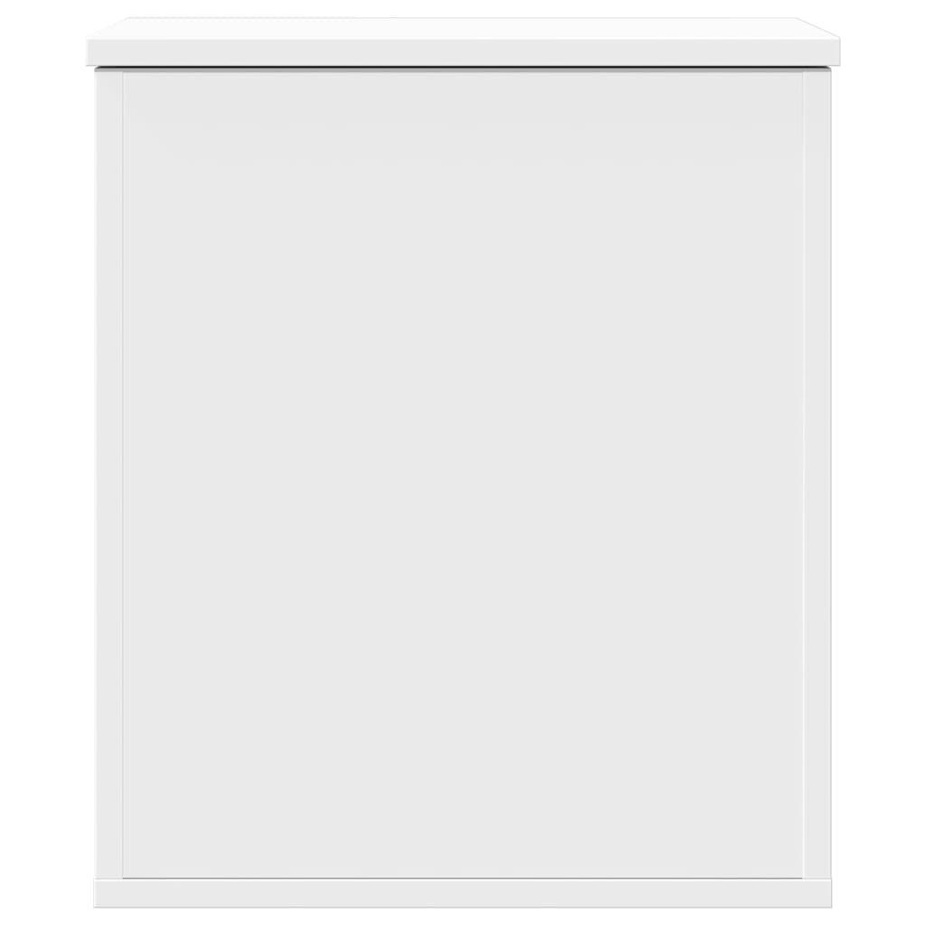 Opbergbox Bewerkt Hout 40 x 42 x 46 cm Wit