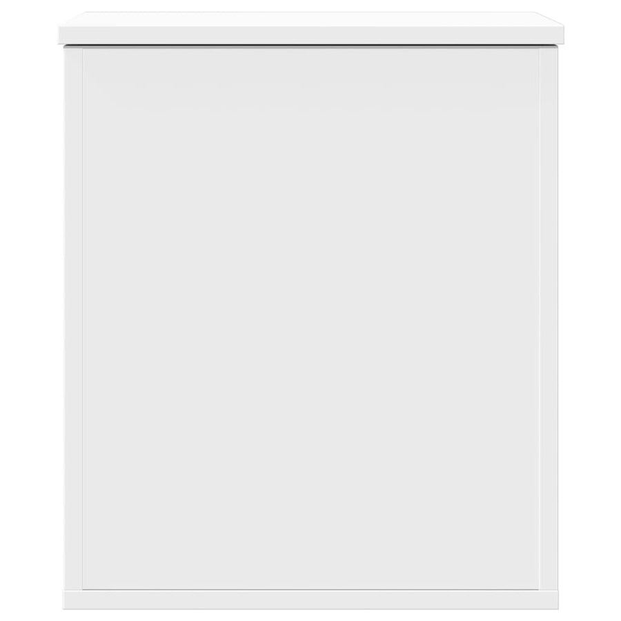 Opbergbox Bewerkt Hout 40 x 42 x 46 cm Wit