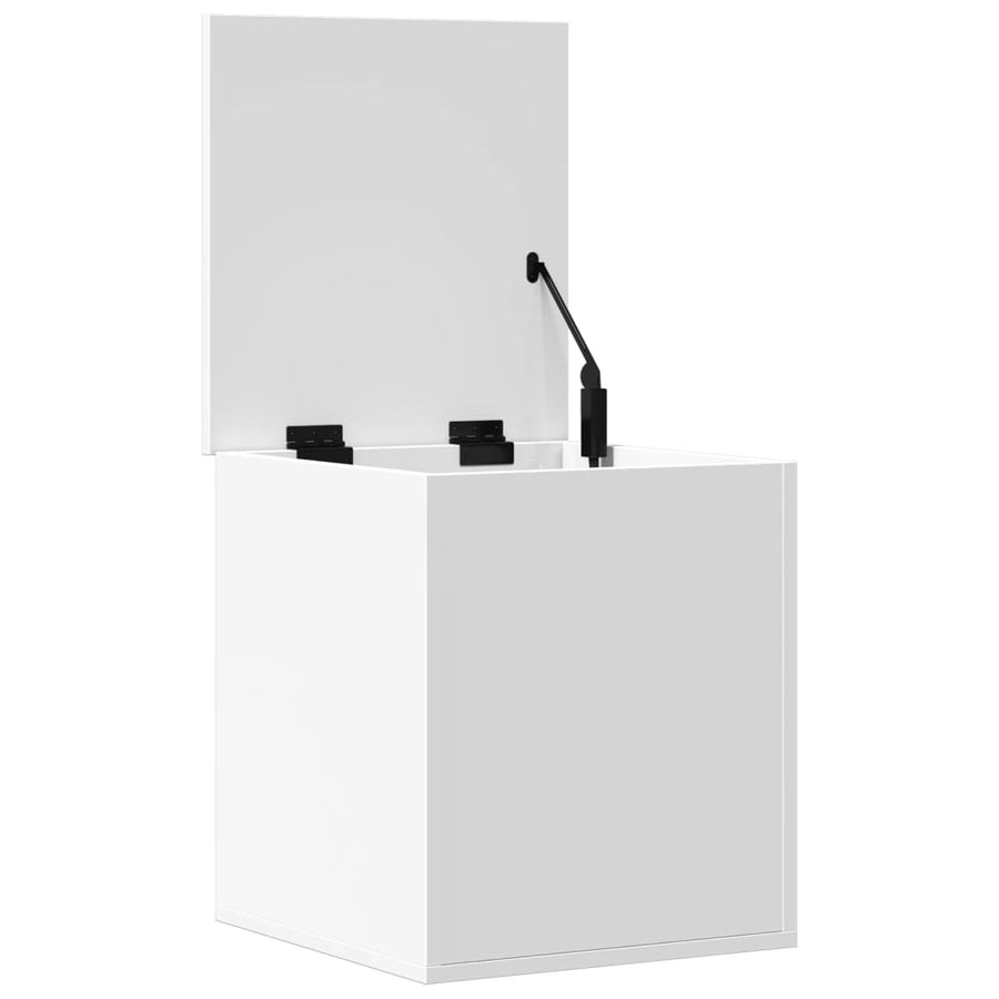 Opbergbox Bewerkt Hout 40 x 42 x 46 cm Wit