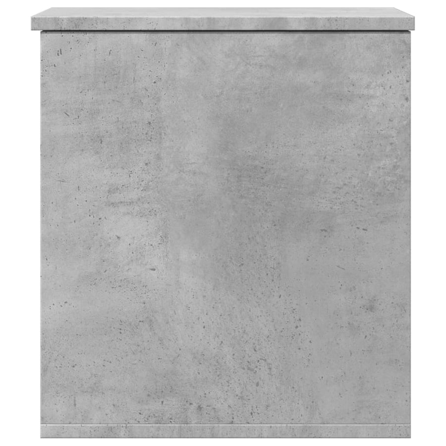 Opbergbox 40x42x46 cm bewerkt hout betongrijs