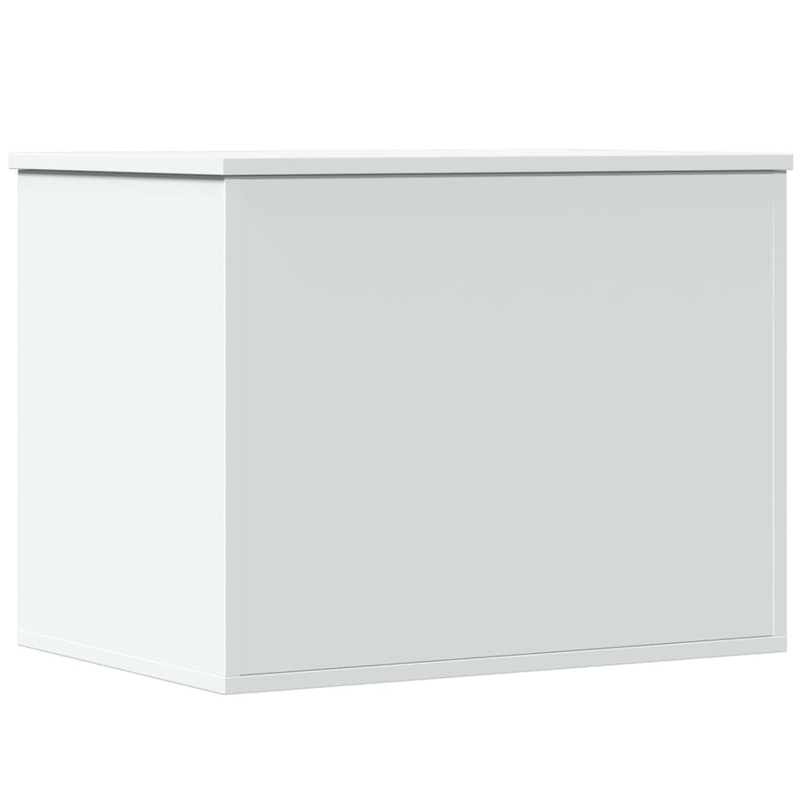 Opbergbox 60x42x46 cm bewerkt hout wit