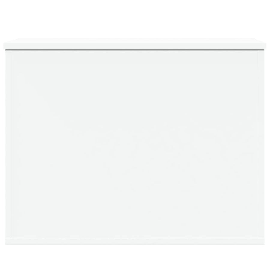 Opbergbox 60x42x46 cm bewerkt hout wit