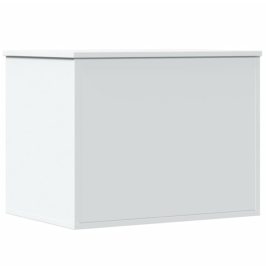 Opbergbox 60x42x46 cm bewerkt hout wit
