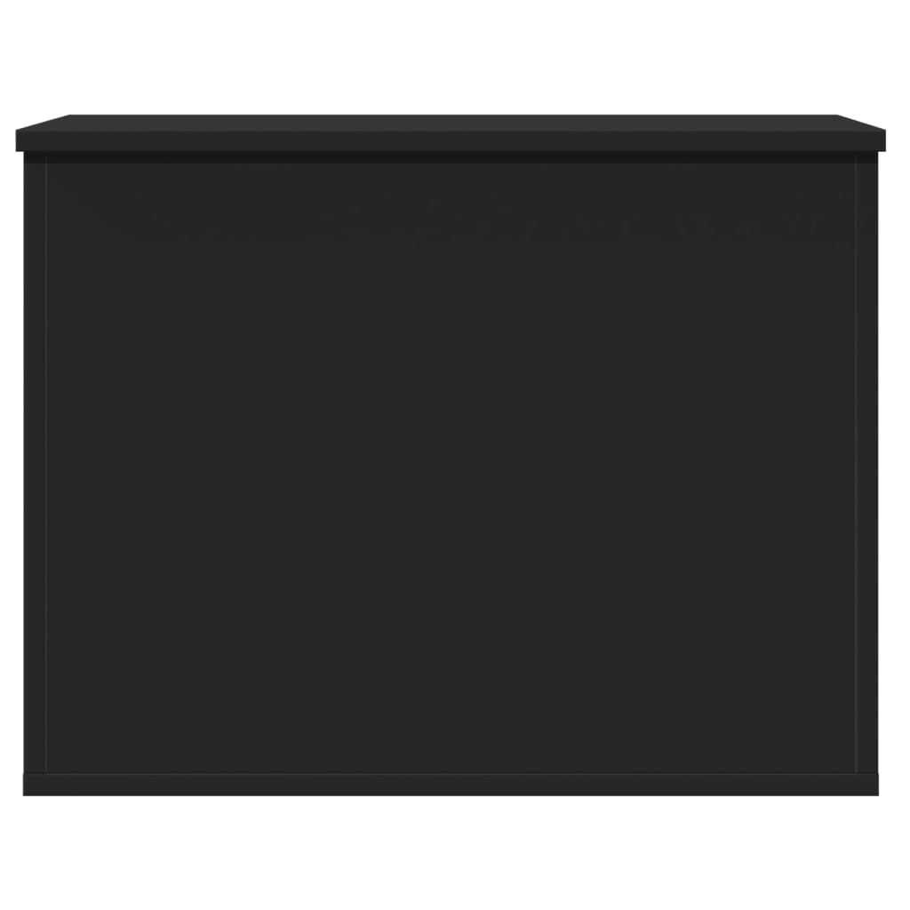 Opbergbox 60x42x46 cm bewerkt hout zwart