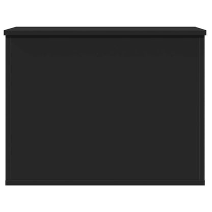 Opbergbox 60x42x46 cm bewerkt hout zwart