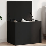 Storage box 60x42x46 cm treated wood black