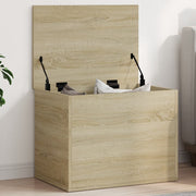 Storage box 60x42x46 cm engineered wood Sonoma oak finish
