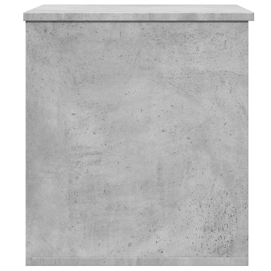 Opbergbox 60x42x46 cm bewerkt hout betongrijs