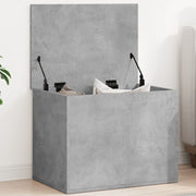 Storage box 60x42x46 cm treated wood concrete grey