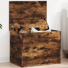 Opbergbox 60x42x46 cm bewerkt hout gerookt eiken