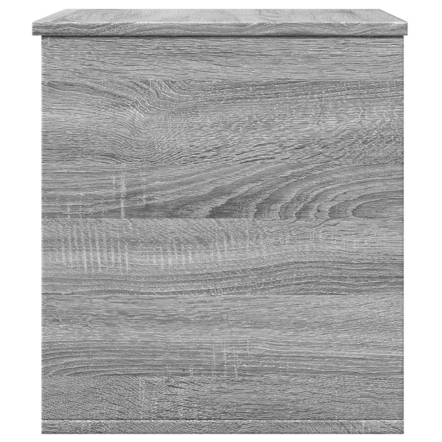 Opbergbox 60x42x46 cm bewerkt hout grijs sonoma eikenkleurig